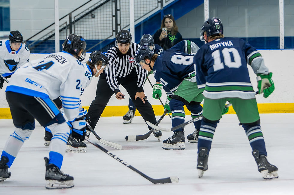 The Columbus Mavericks face off against the Minnesota Blue Ox at the USPHL Chicago Showcase.