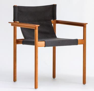 Chair made from hardwood cherry.