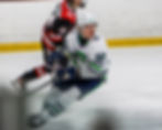 A member of the Columbus Mavericks in action during a USPHL Premier game