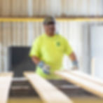 Beard Hardwoods staff grading Yellow Poplar lumber