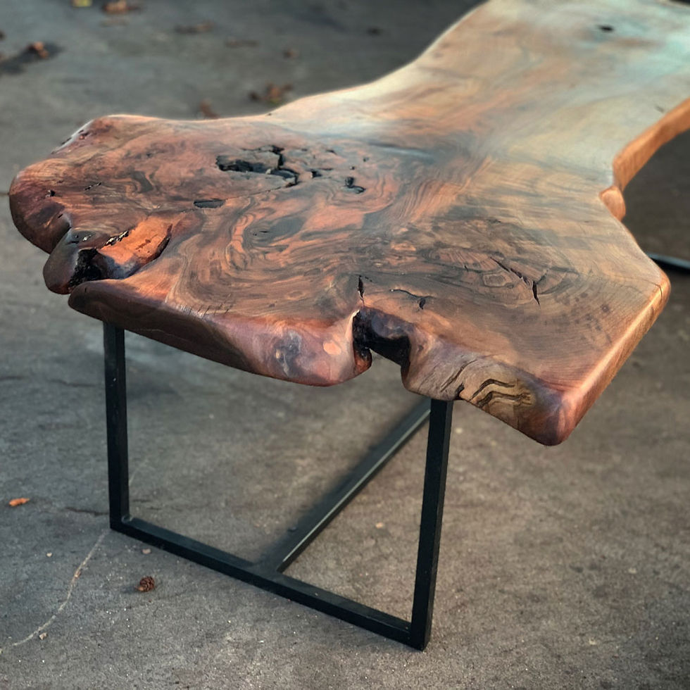 Live Edge Walnut Table