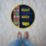 Carpet decal with TMX Shipping information and branding