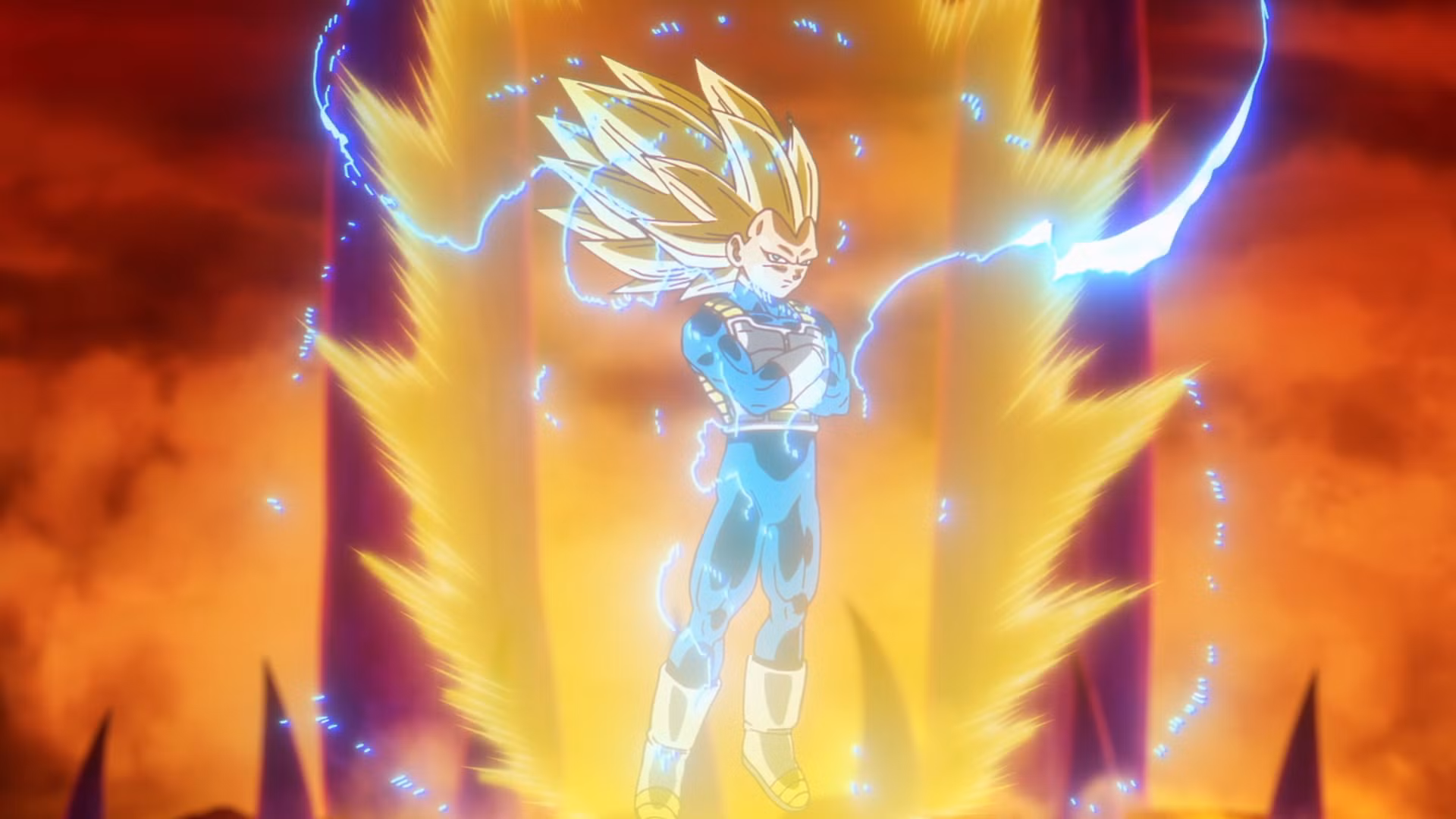 Goku SSJ4 e Vegeta SSJ3 em Dragon Ball Daima