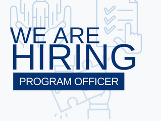 Job Vacancy: Program Officer