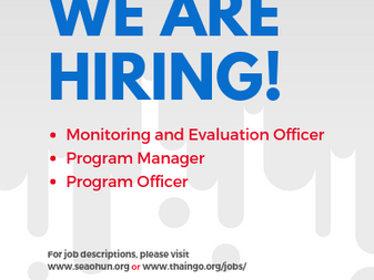SEAOHUN JOB VACANCY!