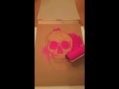 Skull Print Process