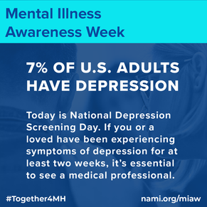 Oct. 7 is National Depression Screening Day