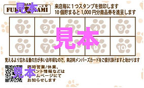 メンバーカード裏