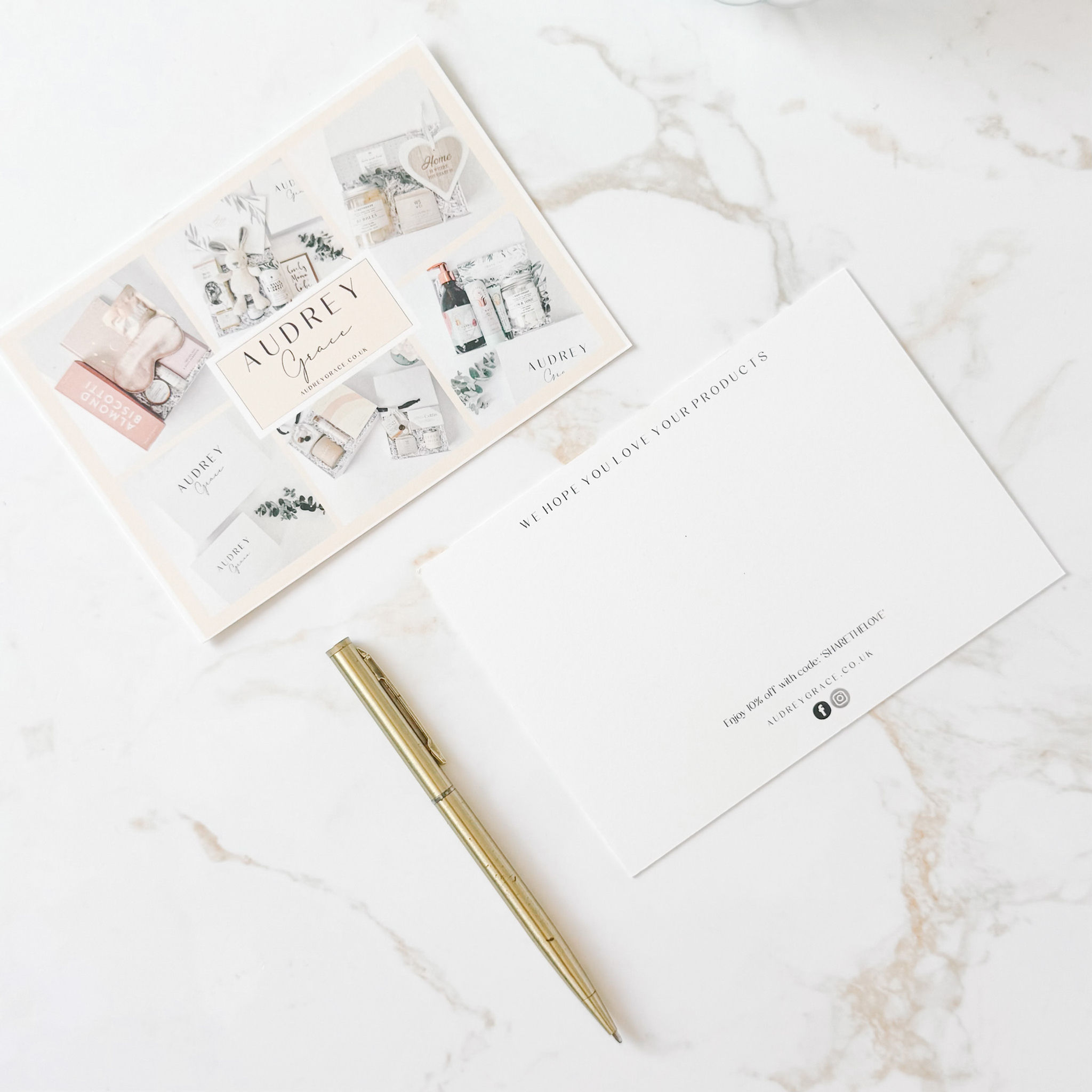 Complimentary Gift Note Card