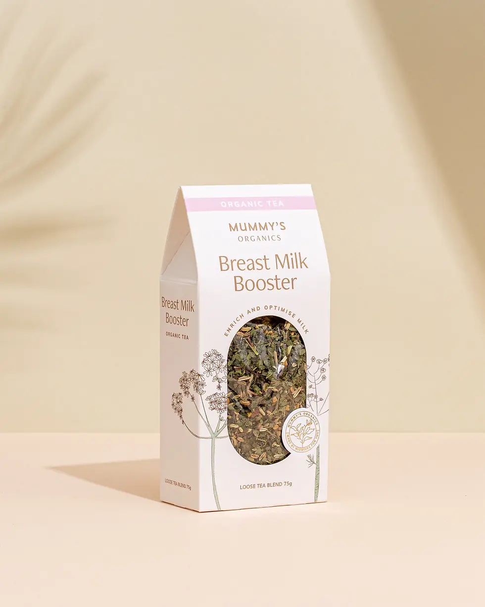 Thumbnail: Breastfeeding support herbal tea by Mummy’s Organics for new mums
