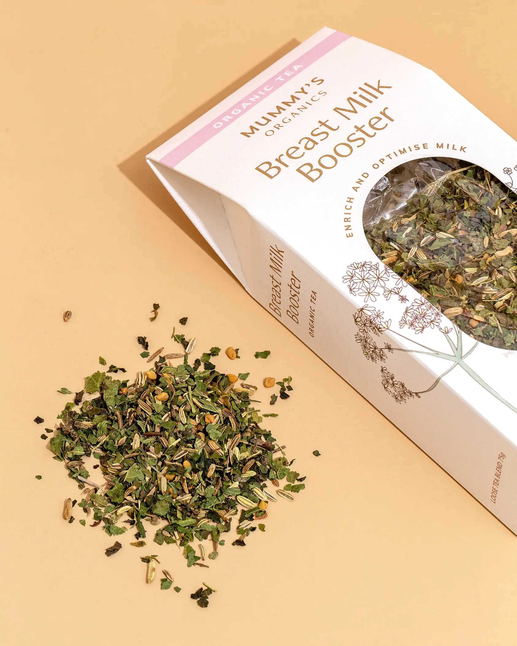 Mummy’s Organics Breast Milk Booster organic breastfeeding tea pyramids