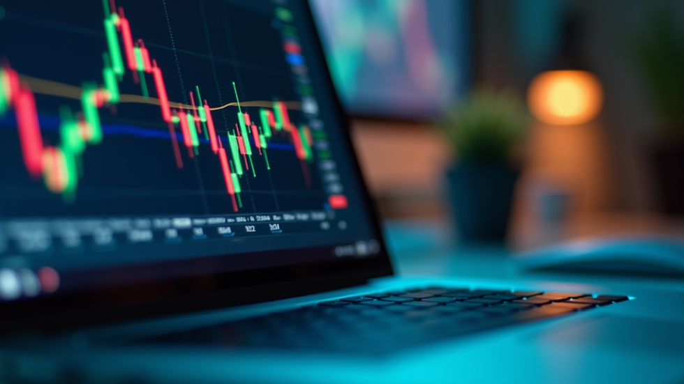 Eye-level view of a modern trading platform interface