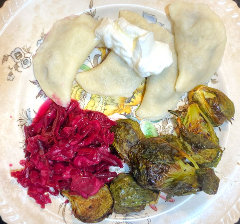 Potato, Mushroom, & Onion Dumplings