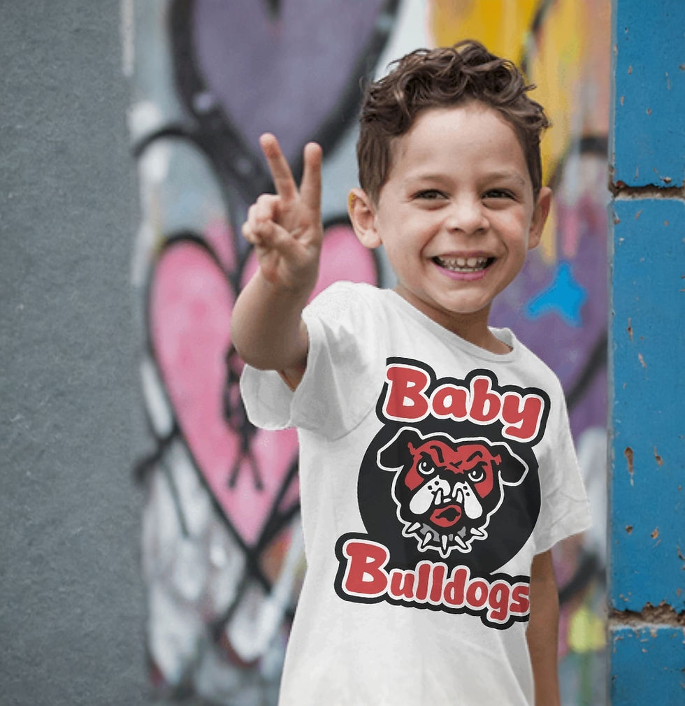 Baby Bulldogs - T-shirt mockup 1