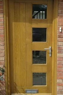 Oak front door