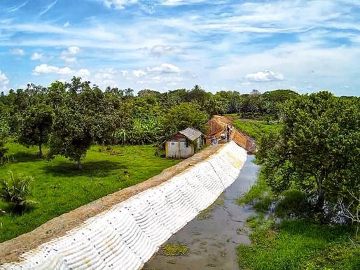 Cormagdalena entrega obra de protección de orilla en Margarita, Bolívar y celebra junto a la comunidad con olla comunitaria