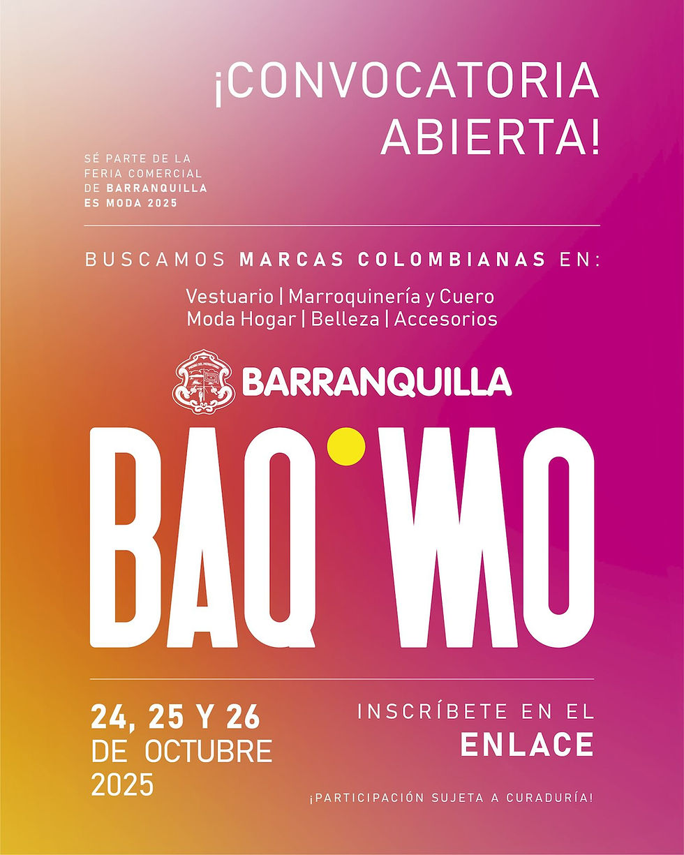 Convocatoria Barranquilla es Moda.