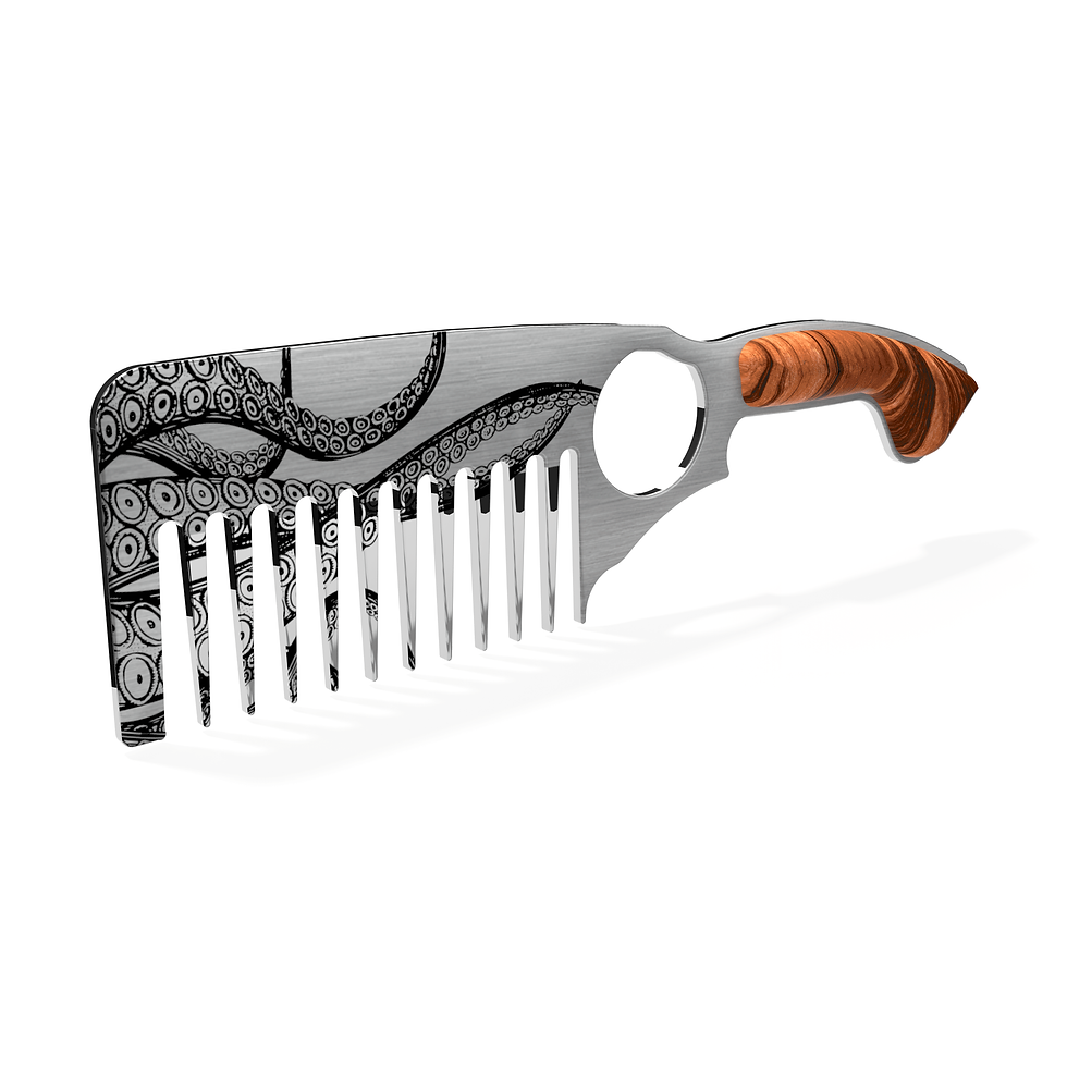 Octopus Beard Comb | The Bearded Gnome