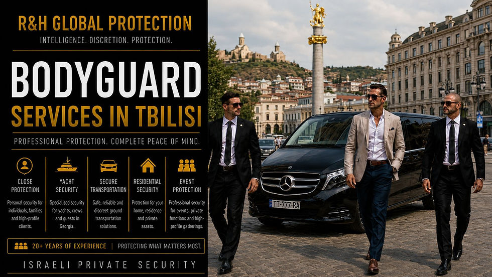 Bodyguard Services in Tbilisi — VIP and Close Protection Georgia