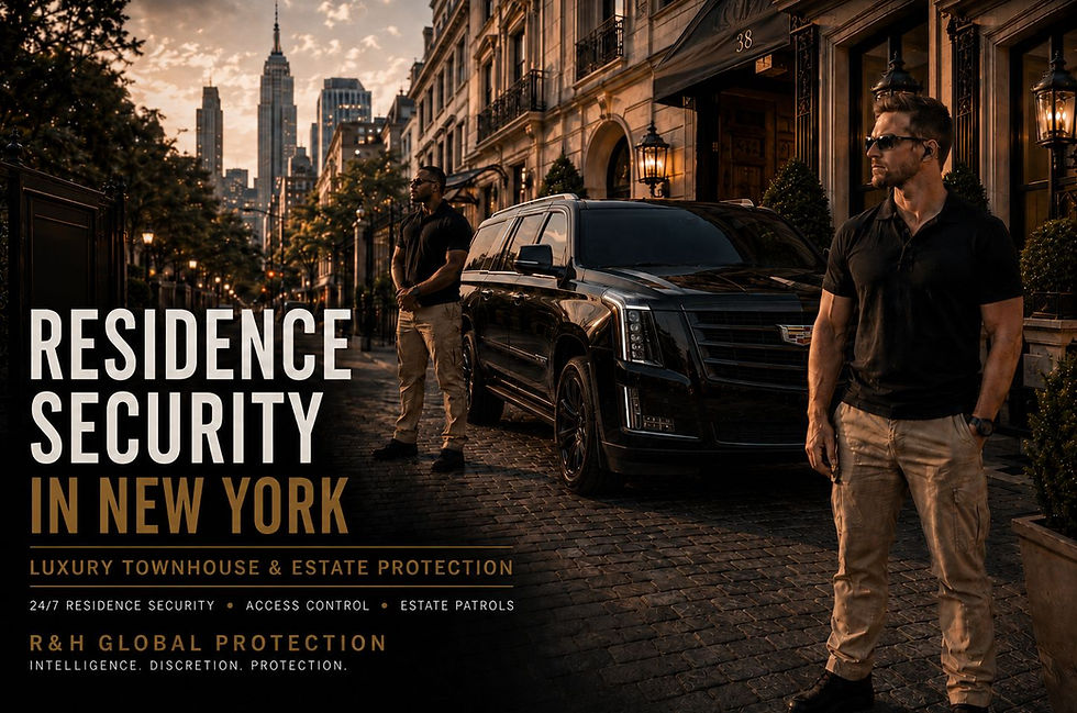 Residential Security in New York — Protecting Townhouses, Penthouses, and Family Homes