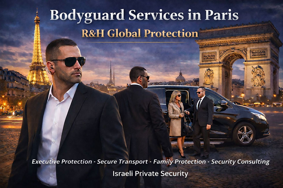 bodyguard services in paris - executive protection in france - secure transportation - security consulting