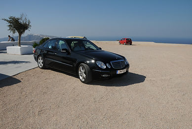 santorini wedding car, luxury car santorini, wedding transportation