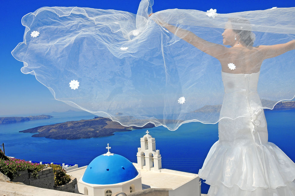 Santorini wedding