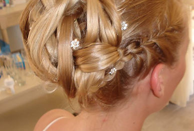 santorini hairdresser, wedding hairdresser, santorini bride hairdresser