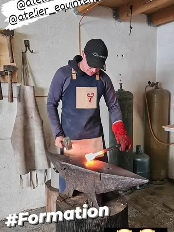 tablier en cuir sur mesure