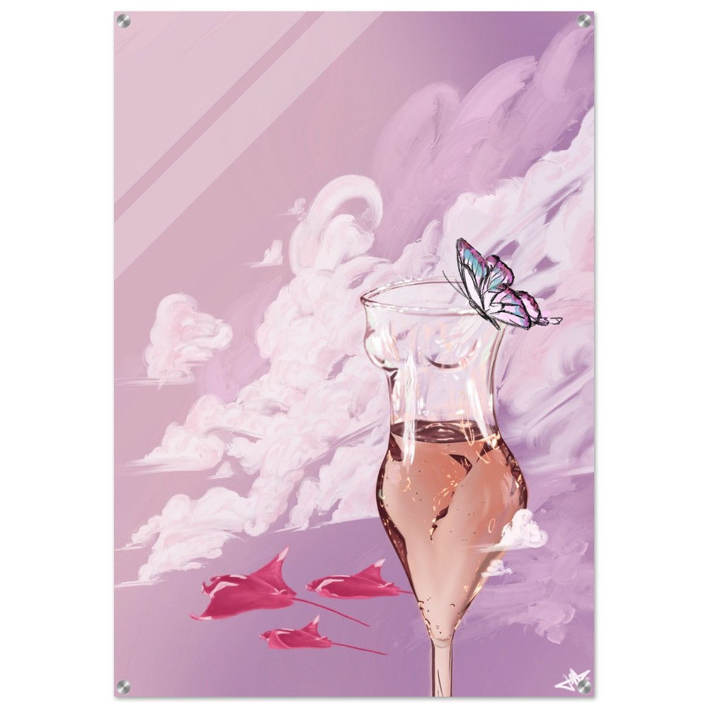 Clouded Beauty - Acrylic Print