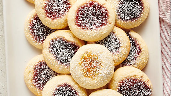 Cream Cheese Thumb Print Cookies