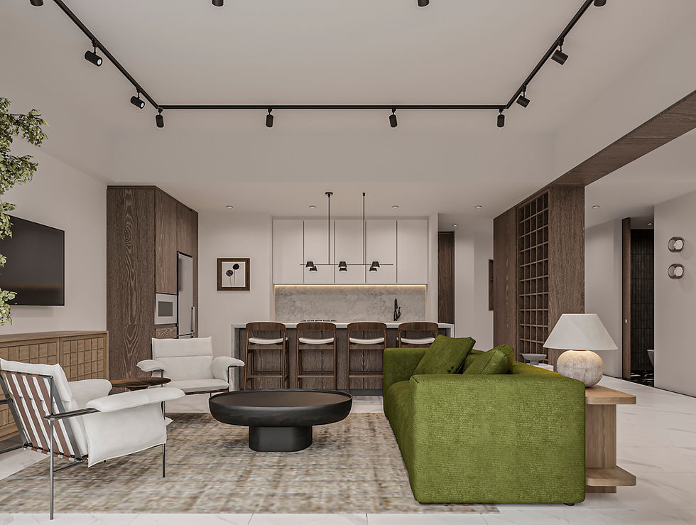 3d design of apartment renovation in Puerto Vallarta