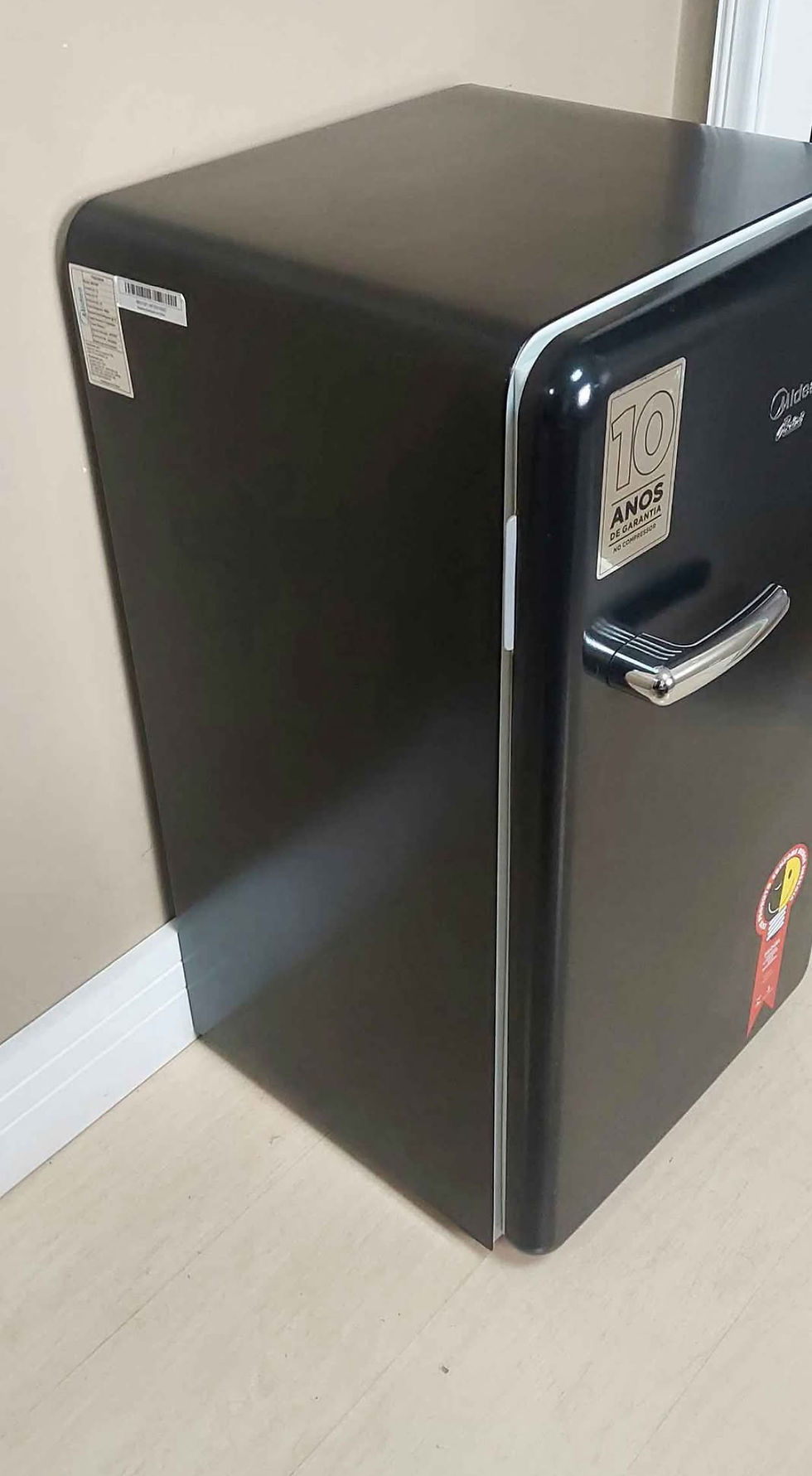 Miniatura: Frigobar Retrô, 95L, Black, Midea, MRV10V1