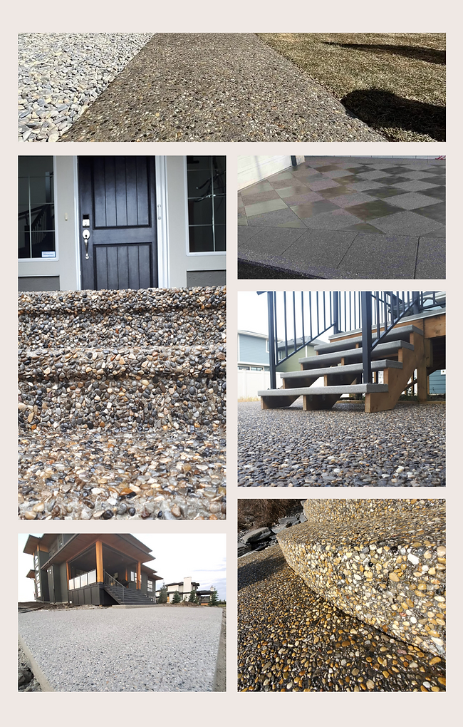 Concrete, Sandblasting and Sealing Services; Aggregate Exposure, Resurfacing, Architectural and Custom Finishing