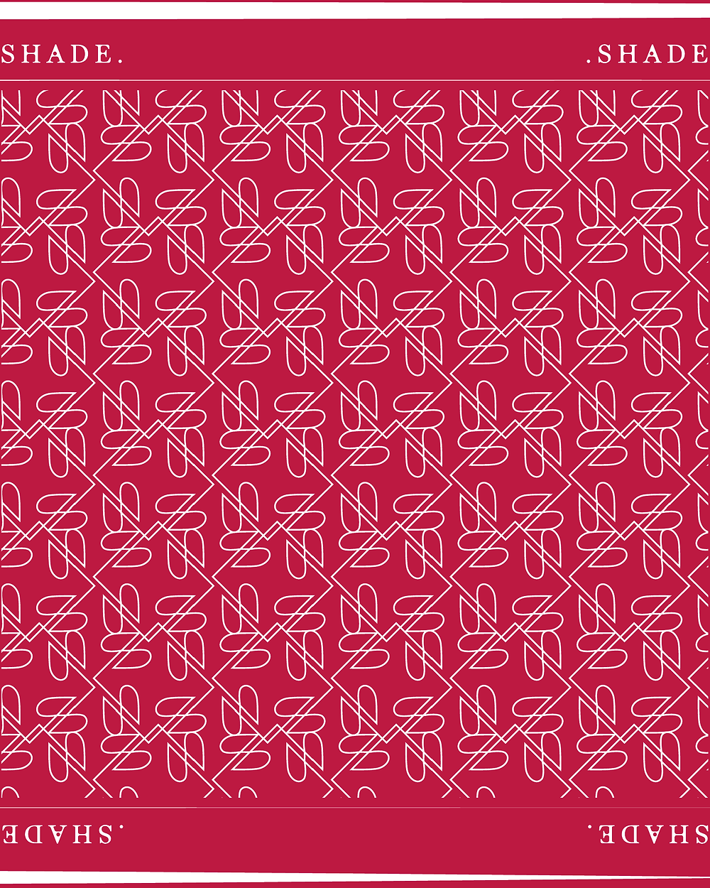 Foulard SF Prestige Rouge Éclat