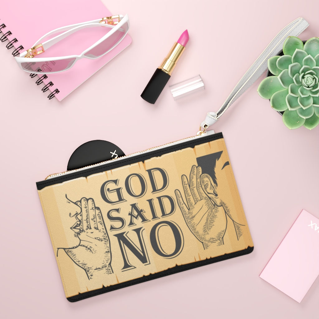 GSN Scroll Clutch Bag
