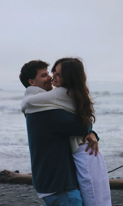 couple embracing