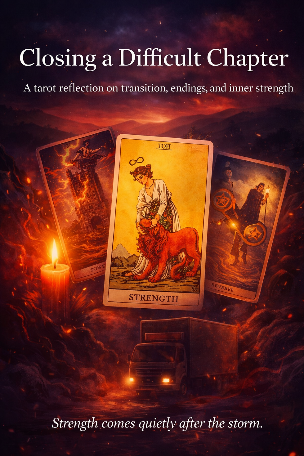 A Tarot Reading Reflection: The End of a Difficult Chapter