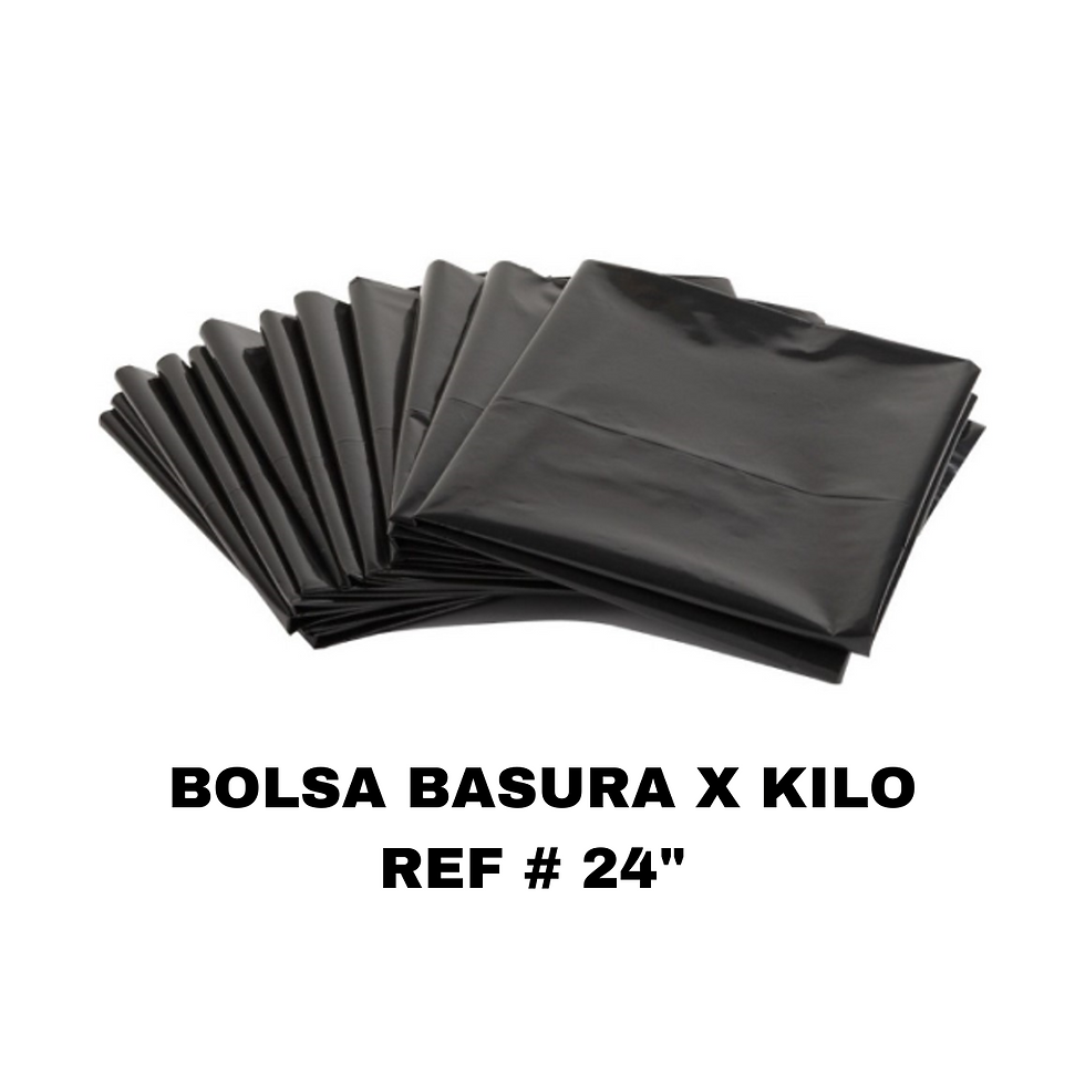 Bolsa negra # 24 x kilo