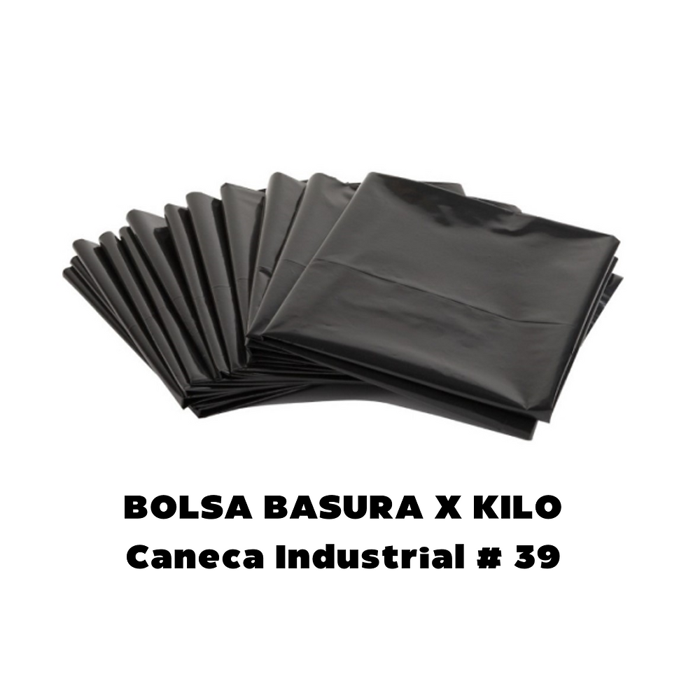 Bolsa negra # 39 x kilo