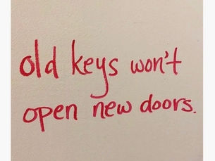 Old keys won't open new doors