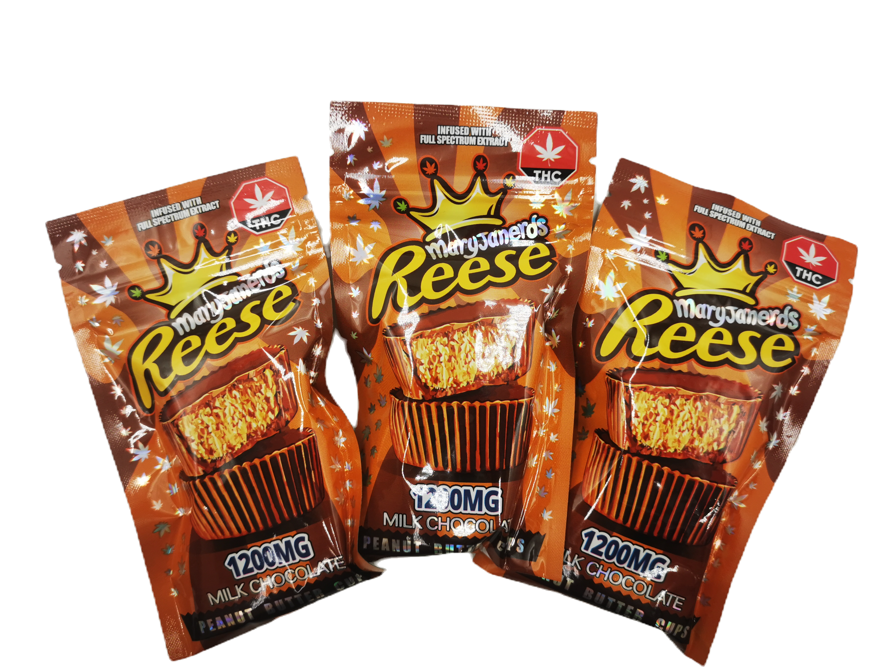 1200mg Peanut Butter Cups