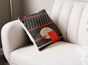 Cojín estampado