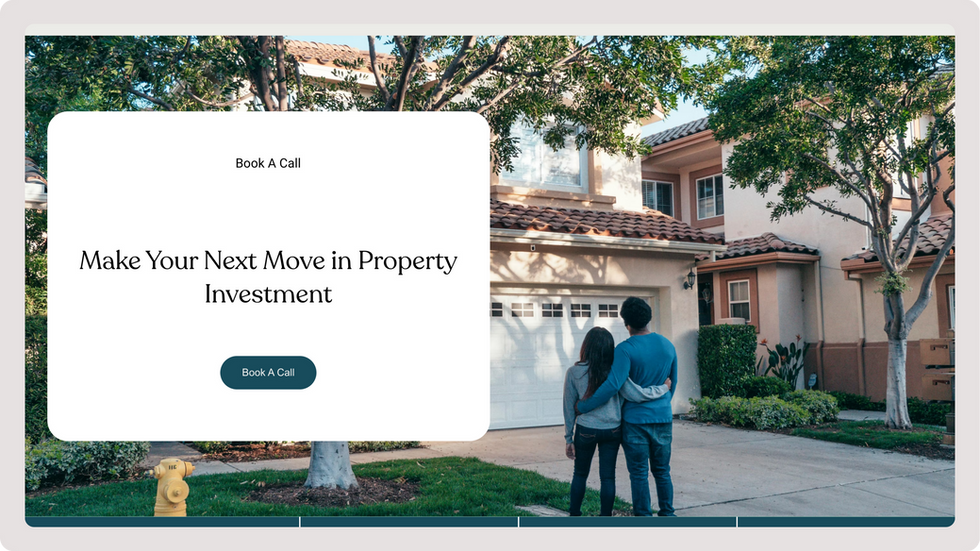 Investment Firm Template, wix studio template, Booking page