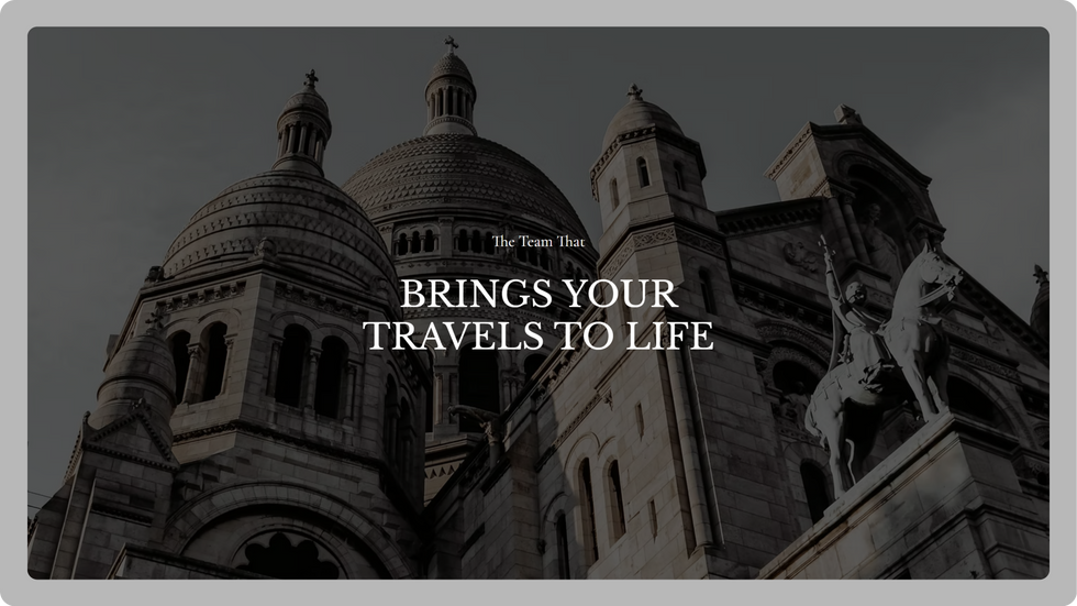 Travel Agency Template, wix studio template, Team page