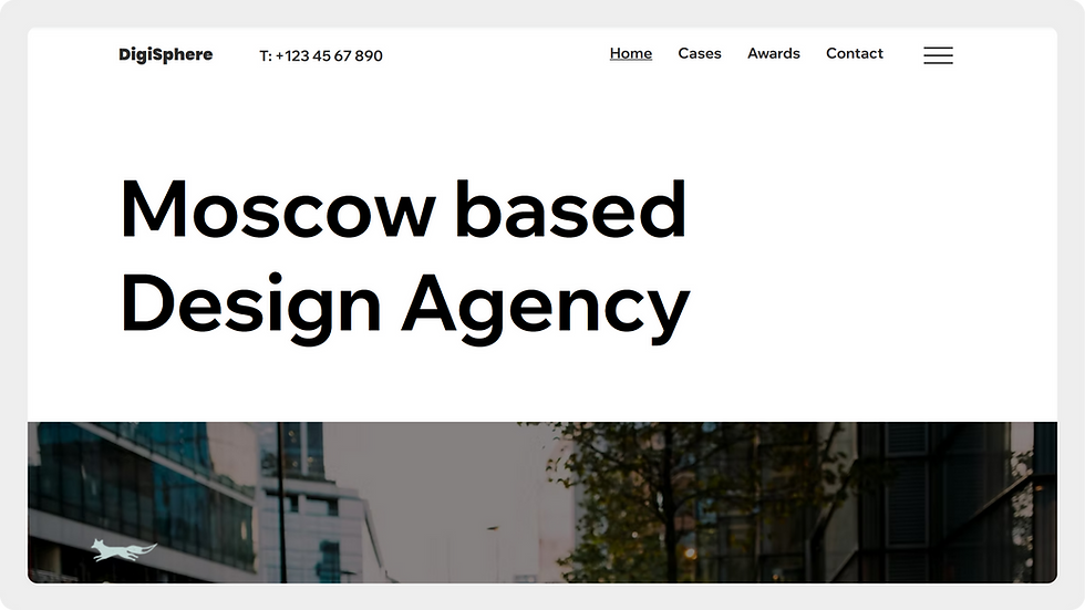 Marketing Agency Template, wix studio template, Works page