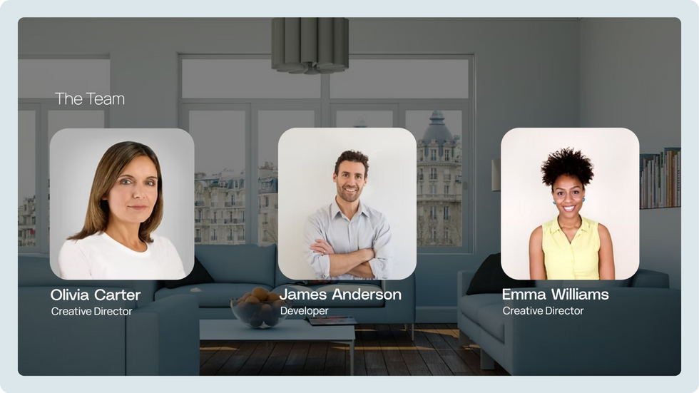 Architecture Studio Template, wix studio template, Our Teams page
