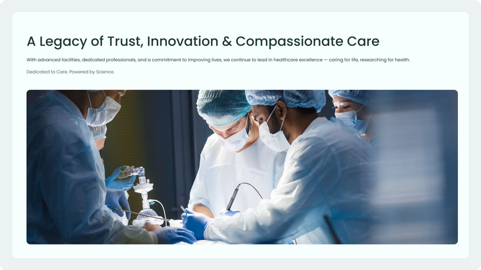 Medical Clinic Template, wix studio template, Testimonial page