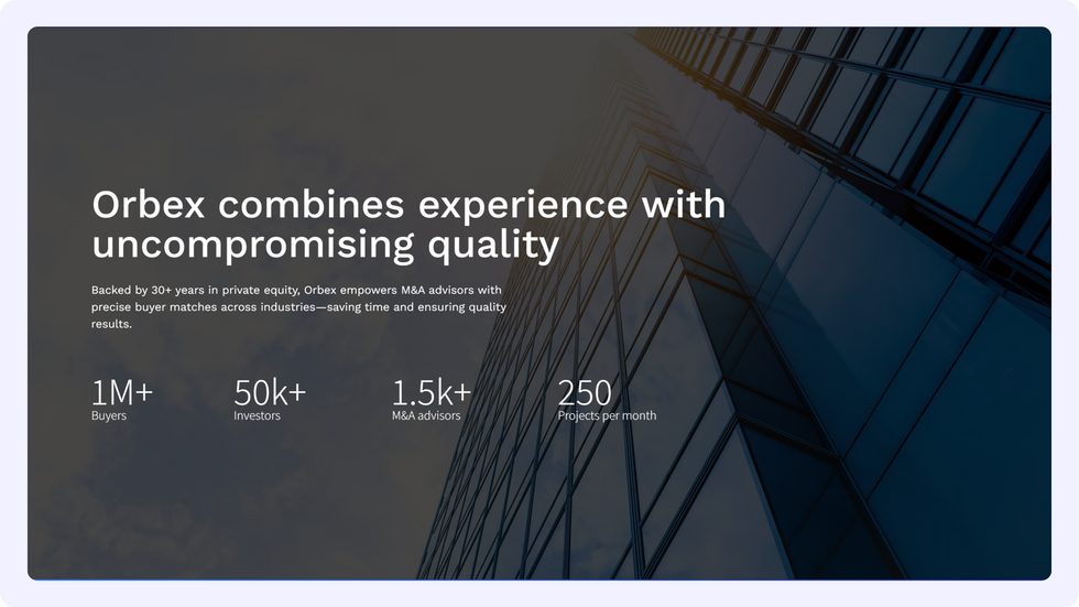 Advisory Firm Template, wix studio template, Service page