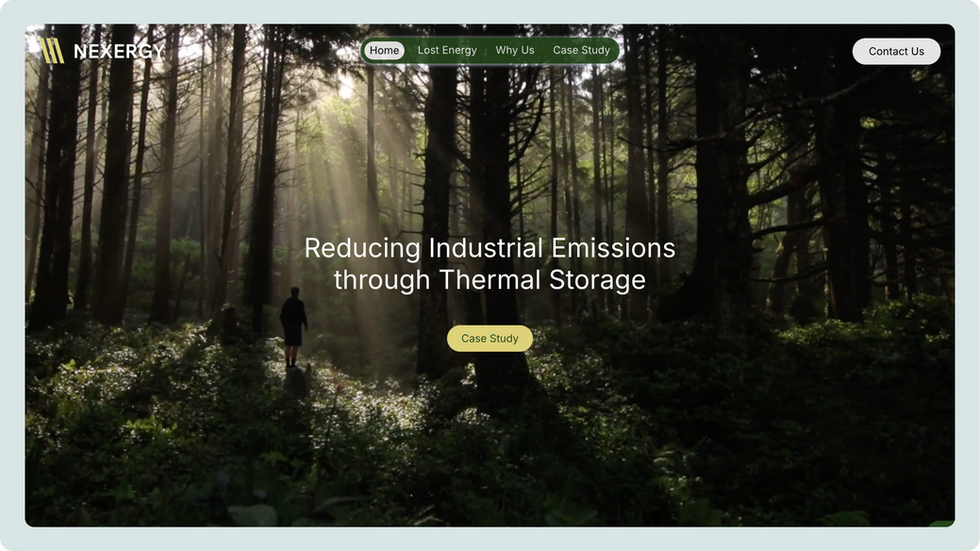 Sustainable Energy Template, wix studio template, Home page